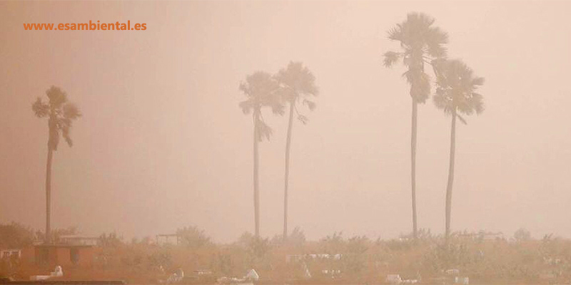 La contaminación aire polvo suspensión: qué es, casos y efectos
