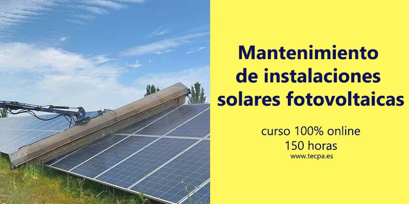 Curso de mantenimiento de instalciones solares