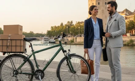 Logística ambiental: la bicicleta impulsa repartos limpios y rápidos en Sevilla